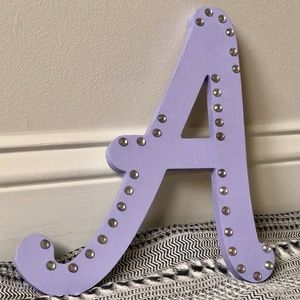 "A" Wall Art Letter